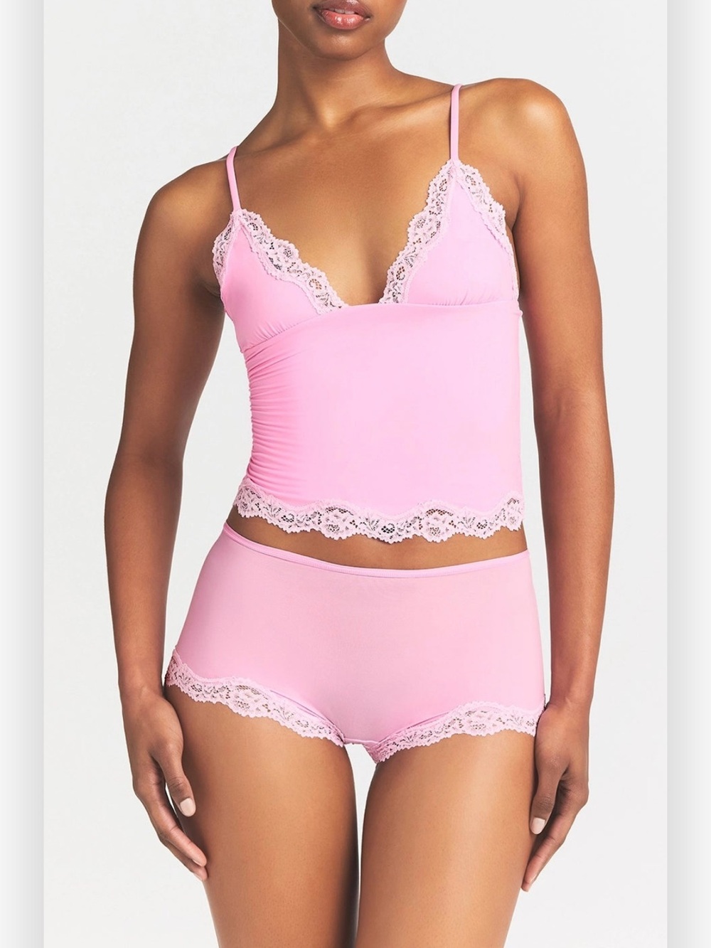 SKIMS TRIANGLE CAMI AND BOY SHORT SET